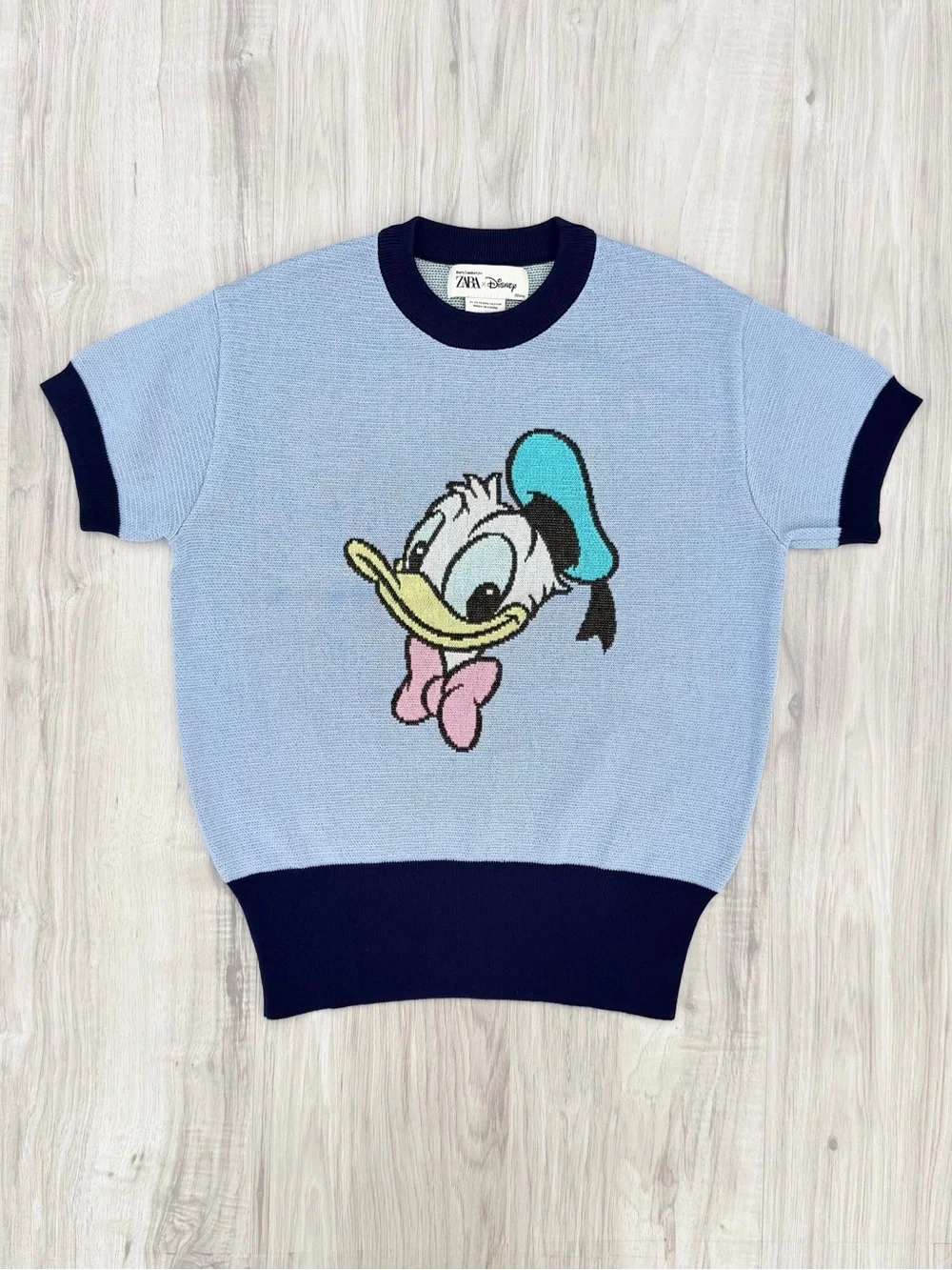 Zara x Harry Lambert x Disney Donald Duck Knit T-Shirt